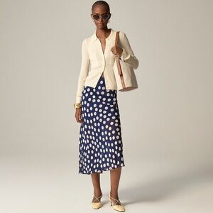 BNWT NEW J.CREW made Berkeley shoulder bucket bag in Spanish canvas well $228!